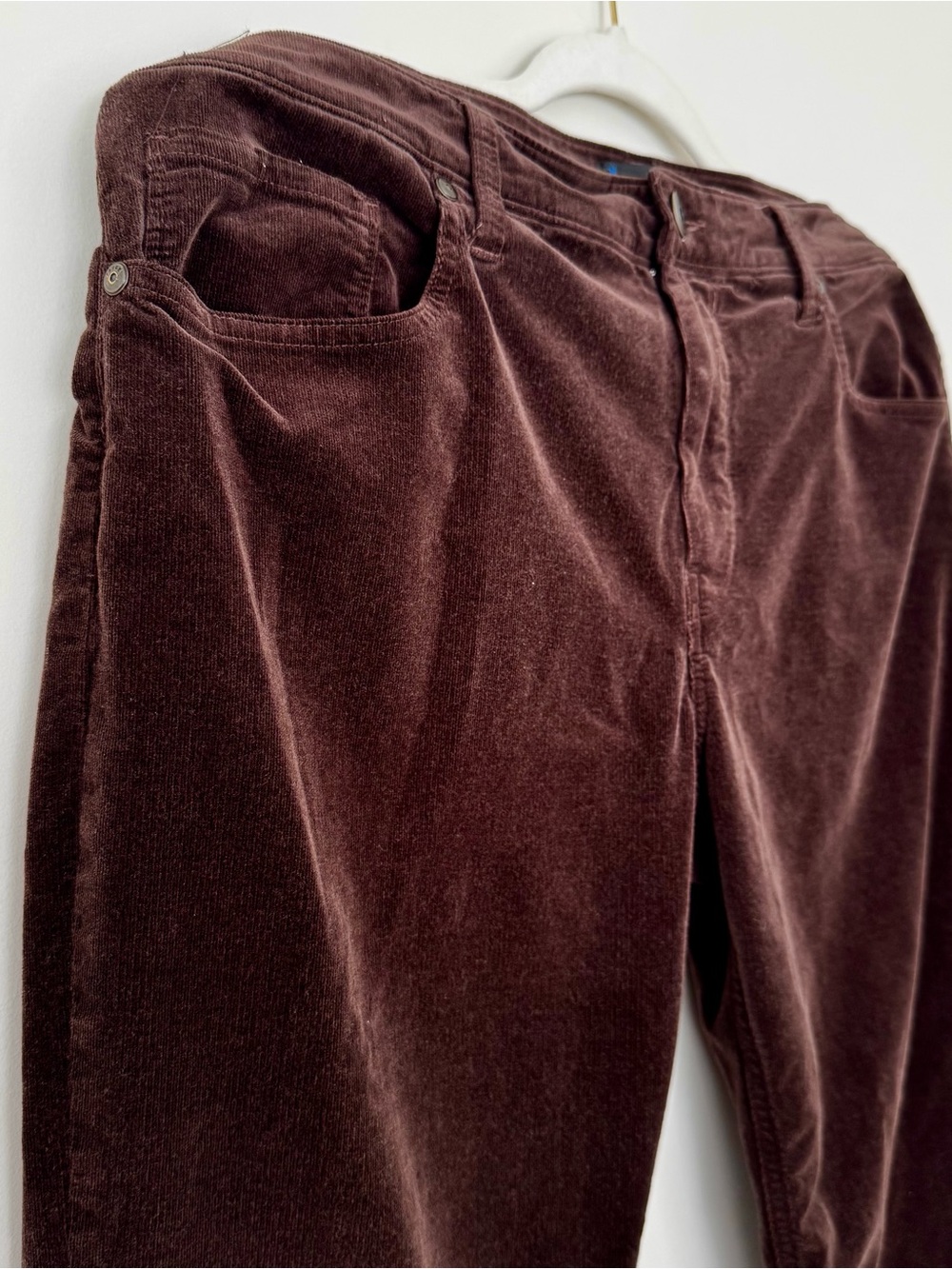 Paige Men’s Federal 34" Slim Straight Pant, Deep Woods (Brown) Corduroy – 36 - Picture 3 of 8